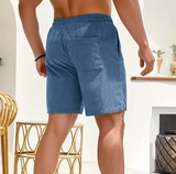 Men’s Corduroy Casual Shorts – Summer Belted Sport Pants