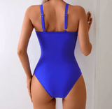 Sexy One-Piece Bikini – Slimming Strappy Swimwear for Women