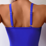 Sexy One-Piece Bikini – Slimming Strappy Swimwear for Women