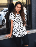 Women’s Leopard Print T-Shirt – Summer Loose Fit Crew Neck Streetwear