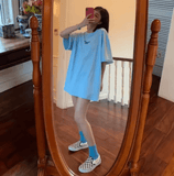 Women’s Butterfly Print T-Shirt – Loose Fit, Korean Style Summer Casual Top