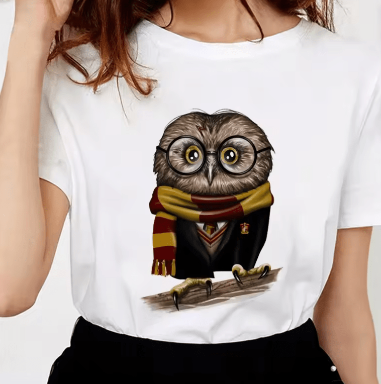 Women’s Deathly Hallows T-Shirt – Funny Three Brothers Tale Graphic Tee, Soft & Casual Fit