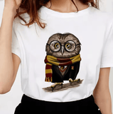 Women’s Deathly Hallows T-Shirt – Funny Three Brothers Tale Graphic Tee, Soft & Casual Fit
