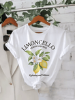 Women’s Lemon Letter Print T-Shirt – Kawaii Vintage Streetwear Casual Summer Top