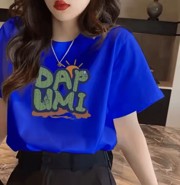 Unisex Loose Fit Cotton T-Shirt – Customizable Crew Neck Summer Top with Half Sleeves