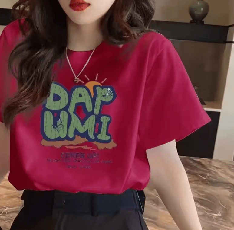 Unisex Loose Fit Cotton T-Shirt – Customizable Crew Neck Summer Top with Half Sleeves