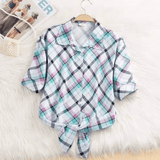 2025 New Women’s Summer Chiffon Blouse – White Short Sleeve Casual Top
