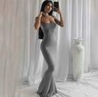 Women’s Summer 2025 Sexy Slim Camisole Mini Dress – Solid Color Sleeveless Bodycon Skirt Dress | Lightweight Casual Fashion