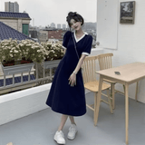 Women’s Cute Kawaii Fairy Dress – Short Sleeve Vintage Cotton Summer 2025 Dress | Retro-Inspired Designer Style with Soft Feminine Charm