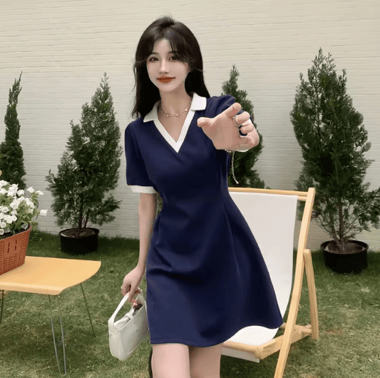 Women’s Cute Kawaii Fairy Dress – Short Sleeve Vintage Cotton Summer 2025 Dress | Retro-Inspired Designer Style with Soft Feminine Charm