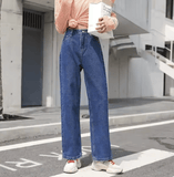 Women’s High Waist Wide Leg Jeans – Loose Fit Casual Denim Pants, Spring & Autumn Lightweight Flattering Trousers