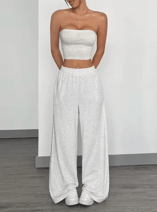 Women’s Loose Wide Leg Casual Pants – Summer Vintage Straight Leg Trousers, Comfortable Fit Long Lightweight Pants