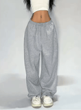 Women’s Loose Wide Leg Casual Pants – Summer Vintage Straight Leg Trousers, Comfortable Fit Long Lightweight Pants