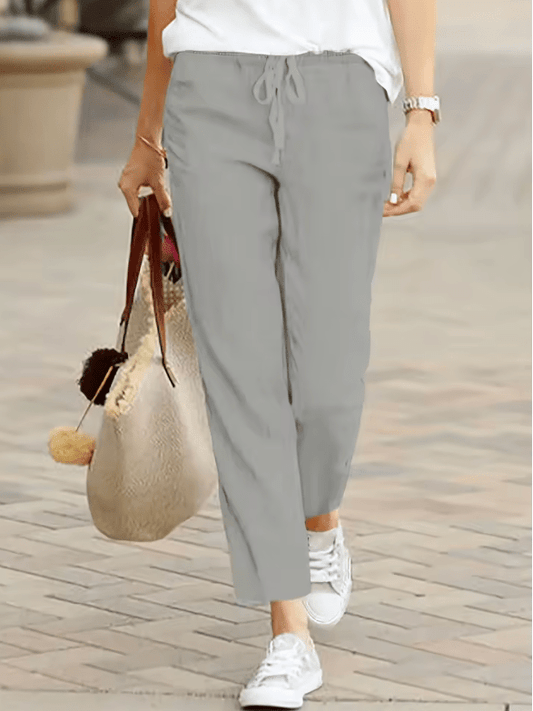 Women’s Casual Summer Long Pants – 2025 Trendy Cross-Border Fashion Trousers | Comfortable Lightweight Design for Everyday Wear