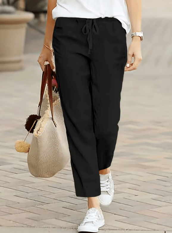 Women’s Casual Summer Long Pants – 2025 Trendy Cross-Border Fashion Trousers | Comfortable Lightweight Design for Everyday Wear