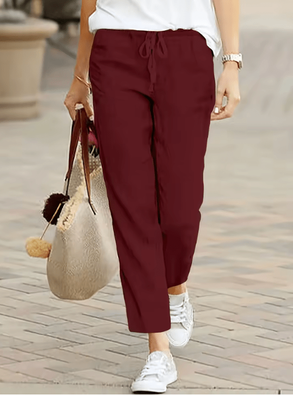 Women’s Casual Summer Long Pants – 2025 Trendy Cross-Border Fashion Trousers | Comfortable Lightweight Design for Everyday Wear