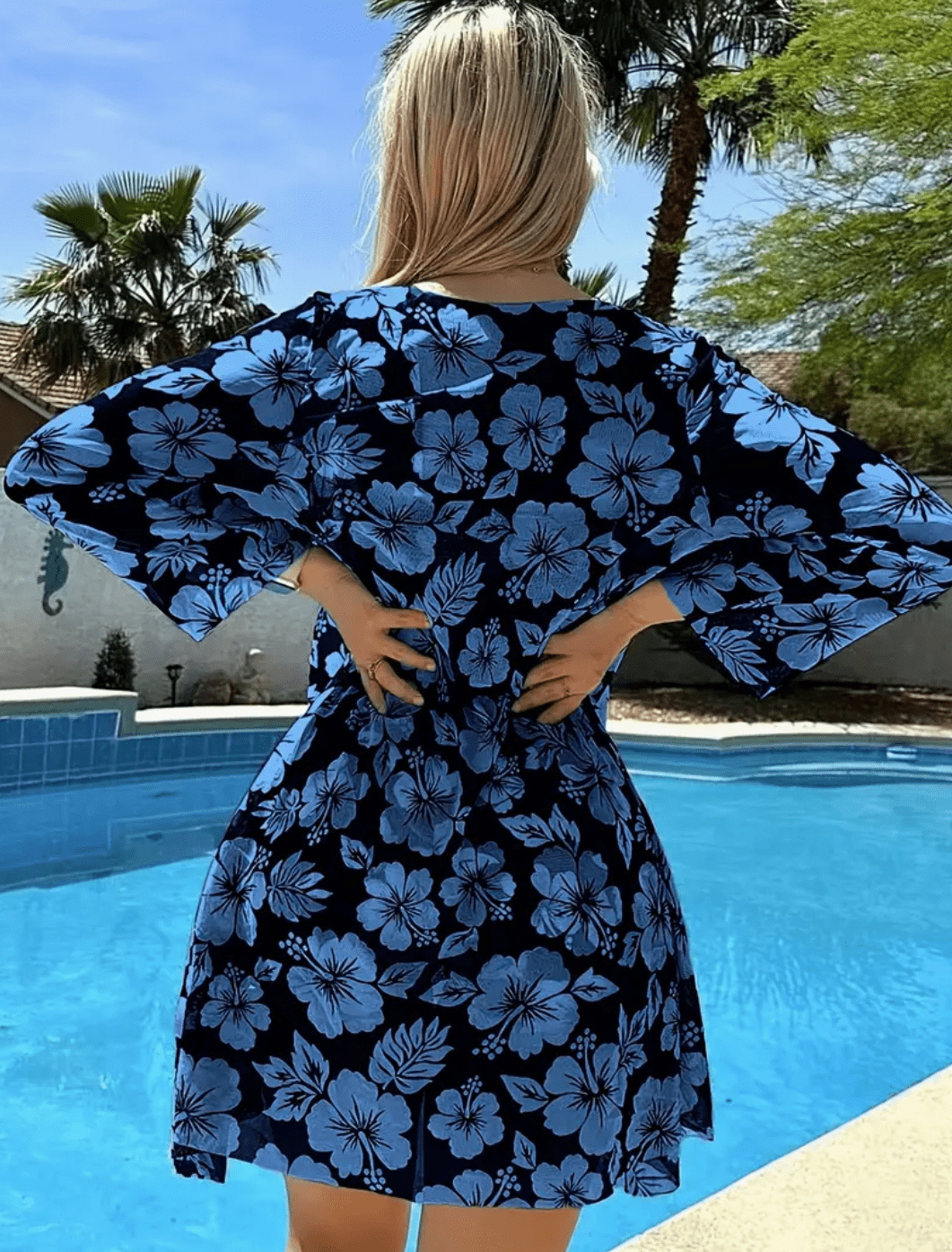 Women’s Colorful Print Bikini 3-Piece Set – Lightweight Semi-Transparent Sunscreen Beachwear | Hot Sale of the Season 2025