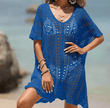 2025 Women’s Sexy V-Neck Mini Dress – Short Sleeve Hollow Out Summer Dress, Black/White Vestidos | New Fashion Arrival