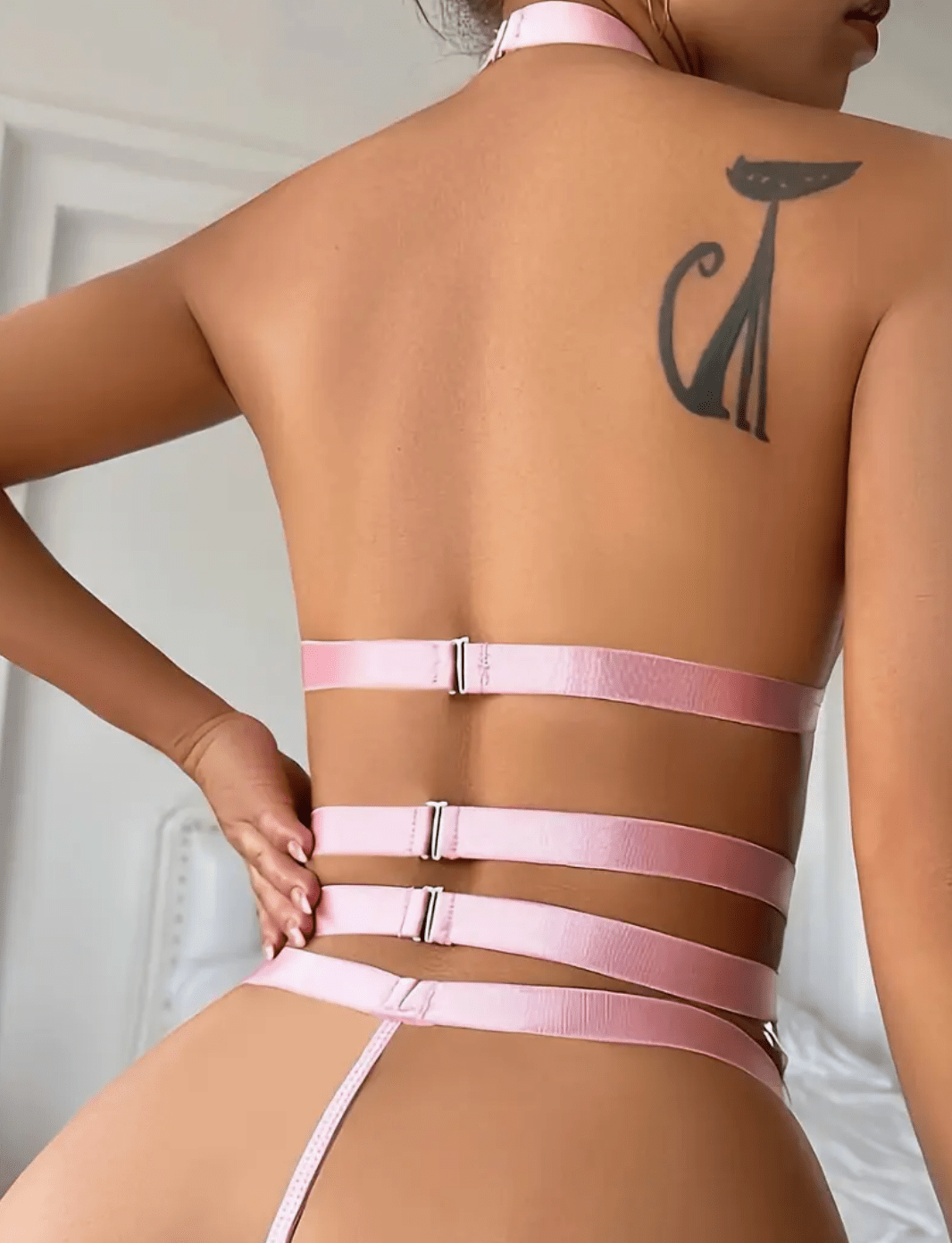 Hot Sexy Lingerie Bodysuit for Women – Leather Look & Lace Panel Mesh Teddy, Sleeveless See-Through Latex-Inspired BDSM Outfit