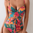 Sexy High-Waist Bikini Set for Women – Trendy Printed Tankini Monokini 2025
