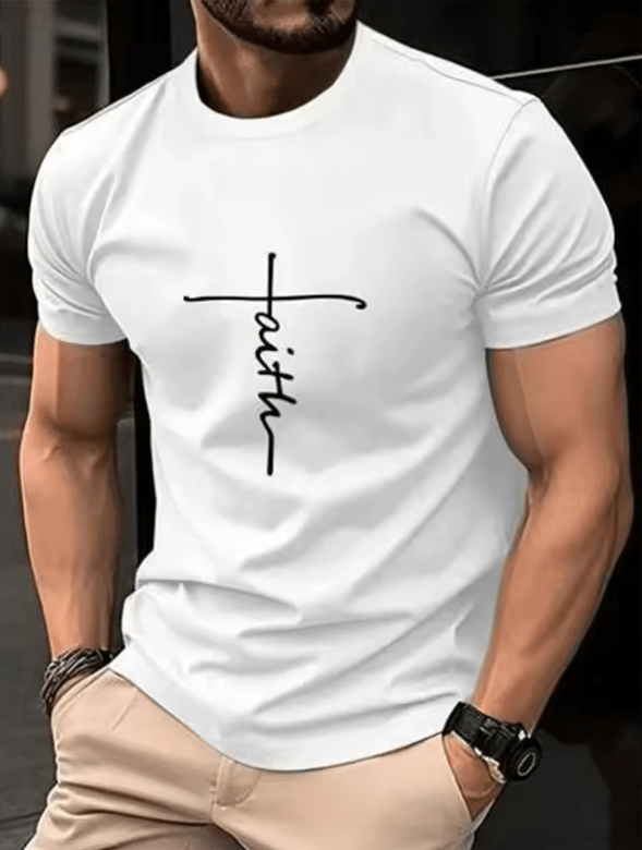 Manfinity Homme Men’s Graphic T-Shirt – Casual Short Sleeve Top for All Seasons