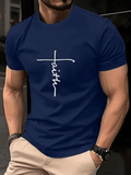 Manfinity Homme Men’s Graphic T-Shirt – Casual Short Sleeve Top for All Seasons