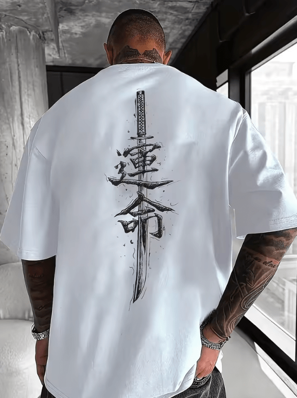Men’s Pure Cotton Printed T-Shirt – Crew Neck Summer Basic Tee 2025