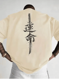 Men’s Pure Cotton Printed T-Shirt – Crew Neck Summer Basic Tee 2025