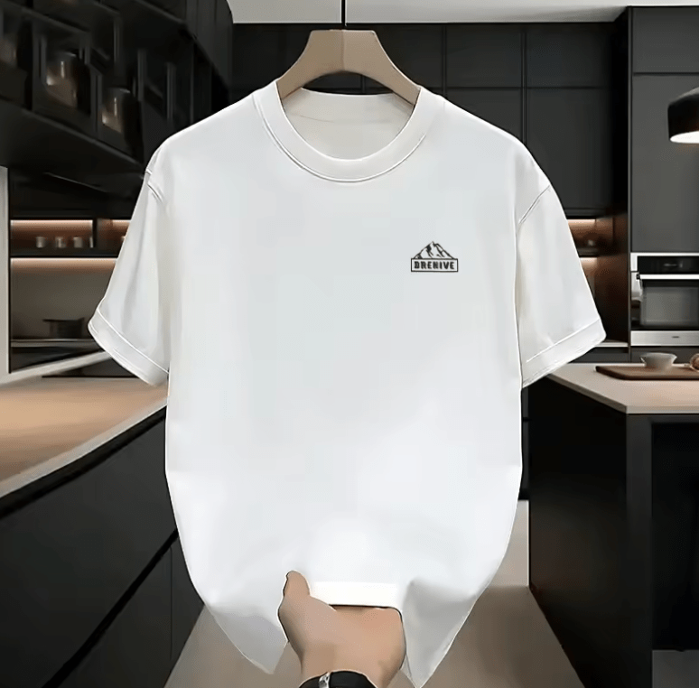 Men’s Slim Fit Cotton T-Shirt – Soft Breathable Summer Tee for Daily Wear – Casual Streetwear Style Short Sleeve Top – Lightweight Half Sleeve Shirt – Couple Matching Outfit