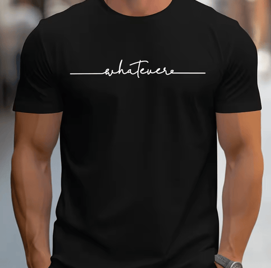 2025 Men’s Digital Print Stretch T-Shirt – Super Elastic Short Sleeve Tee for Daily Wear, Party, Home & Street – Solid Color Vintage Casual Style