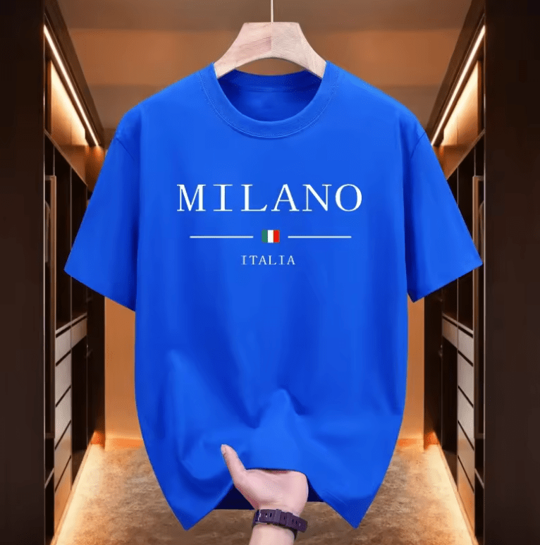 2025 Men’s Cotton T-Shirt – High-Quality Round Neck Short Sleeve Top – Casual Sport Fashion Tee for Spring & Summer – Daily Wear Soft & Breathable Fit