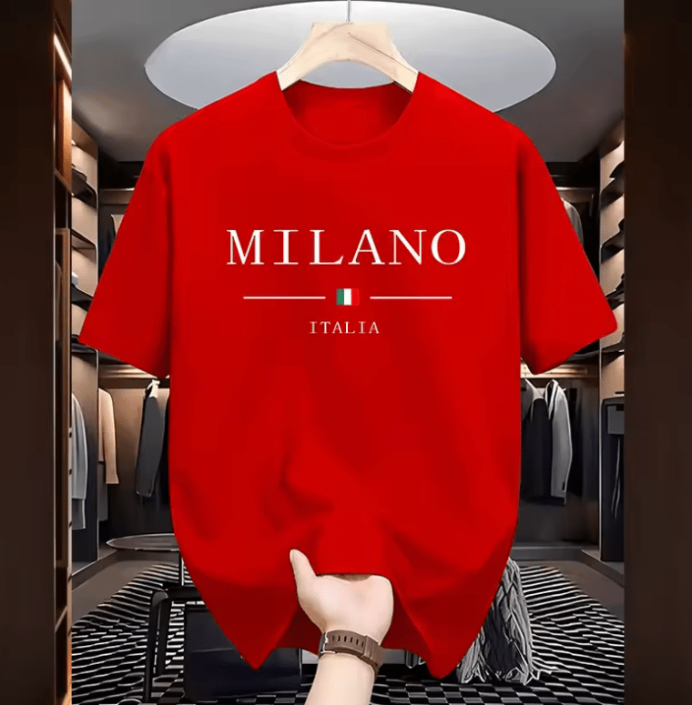 2025 Men’s Cotton T-Shirt – High-Quality Round Neck Short Sleeve Top – Casual Sport Fashion Tee for Spring & Summer – Daily Wear Soft & Breathable Fit