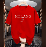 2025 Men’s Cotton T-Shirt – High-Quality Round Neck Short Sleeve Top – Casual Sport Fashion Tee for Spring & Summer – Daily Wear Soft & Breathable Fit