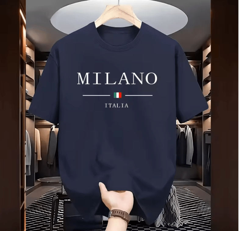 2025 Men’s Cotton T-Shirt – High-Quality Round Neck Short Sleeve Top – Casual Sport Fashion Tee for Spring & Summer – Daily Wear Soft & Breathable Fit