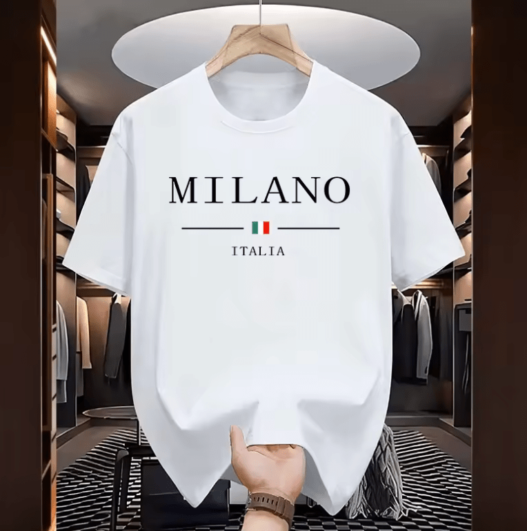 2025 Men’s Cotton T-Shirt – High-Quality Round Neck Short Sleeve Top – Casual Sport Fashion Tee for Spring & Summer – Daily Wear Soft & Breathable Fit