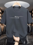 2025 Men’s Summer T-Shirt – Loose Fit Airplane Print Short Sleeve Tee – Casual Sport Style, Round Neck Comfortable Cotton Top for Daily Wear & Street Fashion