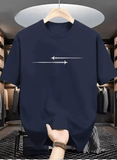 2025 Men’s Summer T-Shirt – Loose Fit Airplane Print Short Sleeve Tee – Casual Sport Style, Round Neck Comfortable Cotton Top for Daily Wear & Street Fashion