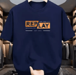 Men’s Letter Print T-Shirt – 100% Cotton Crew Neck Short Sleeve Top – Breathable Stretch Regular Fit Tee for Casual Daily Wear – All-Season Comfort