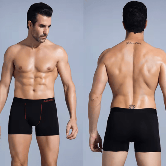 4PCS Men’s Cotton Boxer Shorts – High-Quality Underwear Trunks | Comfortable, Breathable, Sexy Underpants