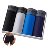 4PCS Men’s Cotton Boxer Shorts – High-Quality Underwear Trunks | Comfortable, Breathable, Sexy Underpants