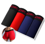 4PCS Men’s Cotton Boxer Shorts – High-Quality Underwear Trunks | Comfortable, Breathable, Sexy Underpants