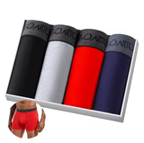 4PCS Men’s Cotton Boxer Shorts – High-Quality Underwear Trunks | Comfortable, Breathable, Sexy Underpants