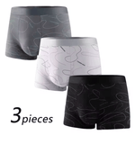 3PCS Men’s Sports Boxer Shorts – Breathable Fitness Underwear | XL–4XL Comfortable Stretch Underpants