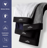 4-Pack Men’s Boxer Shorts – Soft Cotton Underwear with 3D Pouch, Breathable & Comfortable, Large Sizes Available
