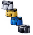4-Pack Men’s Ice Silk Boxer Shorts – Breathable Mesh Underwear, Quick-Drying & Lightweight