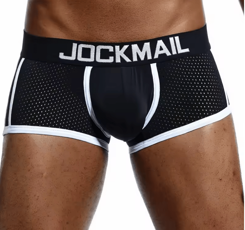 4-Pack Men’s Ice Silk Boxer Shorts – Breathable Mesh Underwear, Quick-Drying & Lightweight