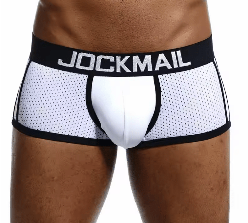 4-Pack Men’s Ice Silk Boxer Shorts – Breathable Mesh Underwear, Quick-Drying & Lightweight