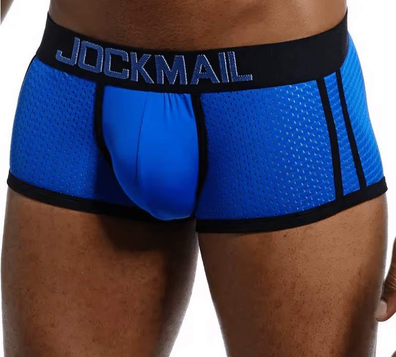 4-Pack Men’s Ice Silk Boxer Shorts – Breathable Mesh Underwear, Quick-Drying & Lightweight
