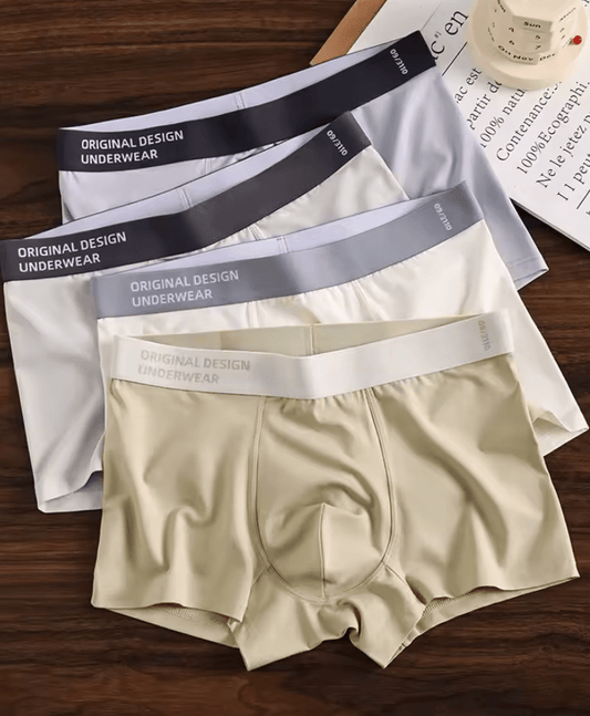 4-Pack Men’s Loose Fit Boxer Shorts – Breathable & Comfortable Cotton Underwear