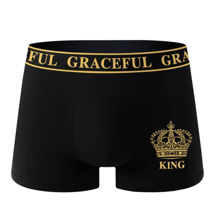4-Pack Men’s Black Boxer Briefs – Soft, Breathable & High-Quality Underwear for Sports and Everyday Comfort